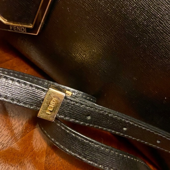 Fendi Vitello Elite Regular 2Jours Tote Black - Picture 2 of 13